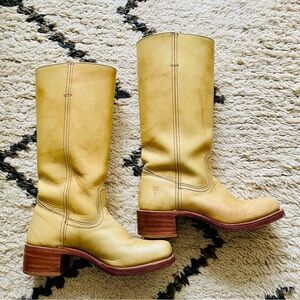 FRYE Campus Boots 14L Banana Yellow